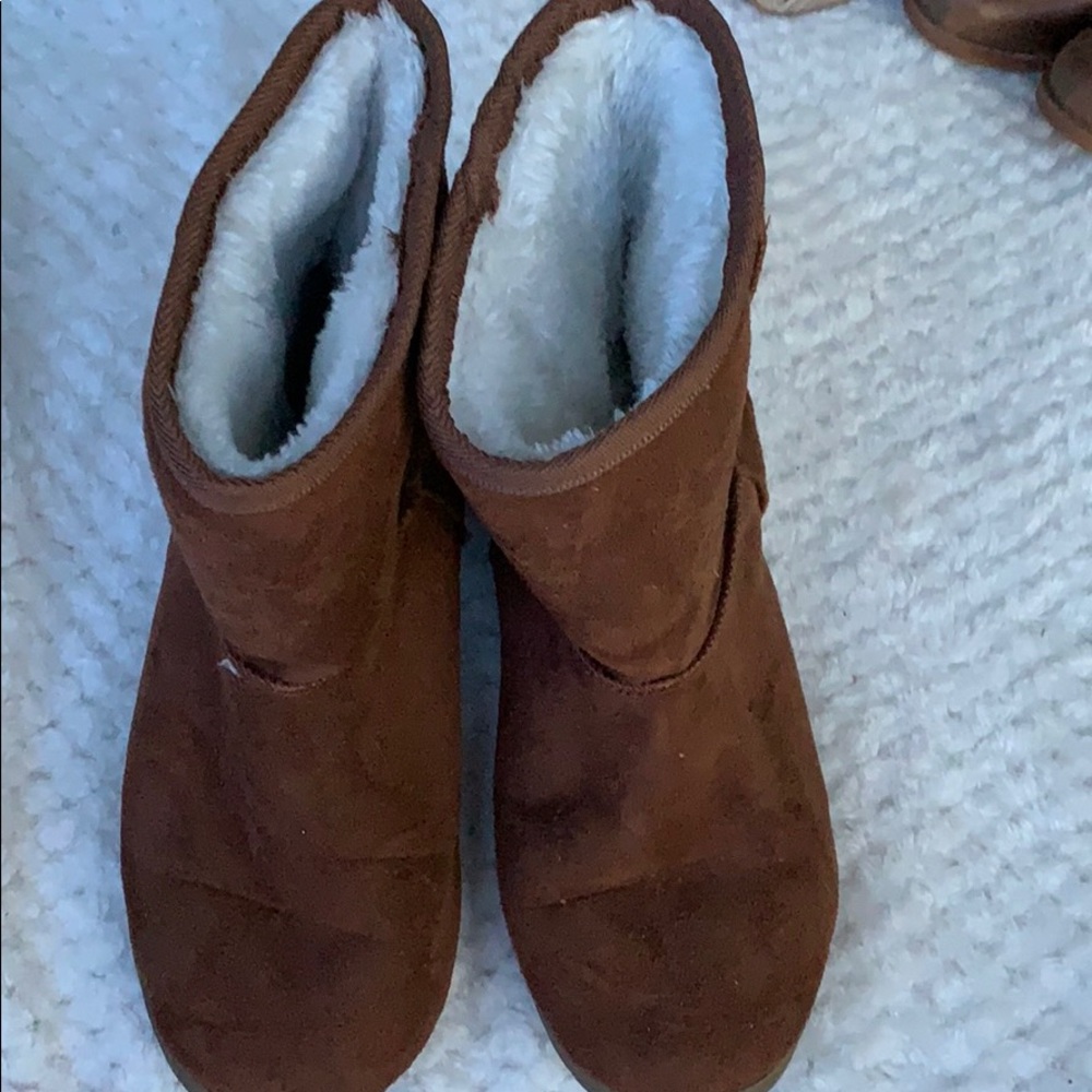 Fuzzy boots